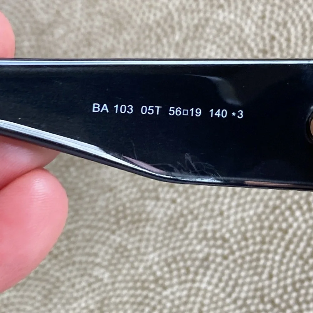 Balenciaga Large Cat Eye Sunglasses Made In Italy Black
